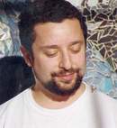 Johnathan Gee - keyboards - during rehearsal London 1996